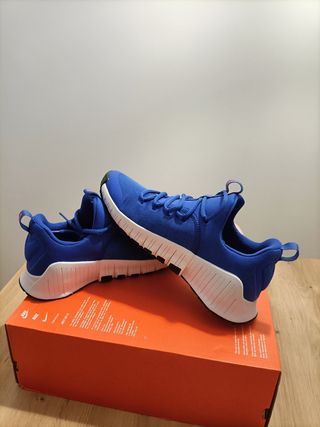 T44 Nike Free Metcon 6  Azul Naranja