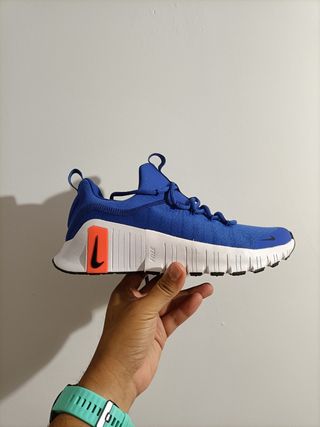T44 Nike Free Metcon 6  Azul Naranja