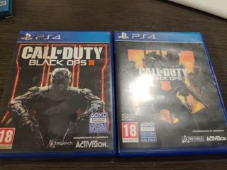 PS4 Call of Duty Black Ops 3 y 4
