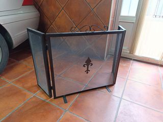 Salvachispas chimenea metal negro