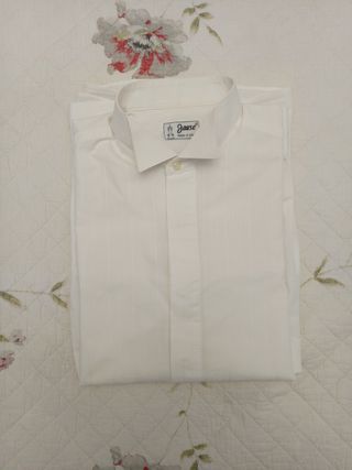 Camisa Jause Manga Larga Blanca
