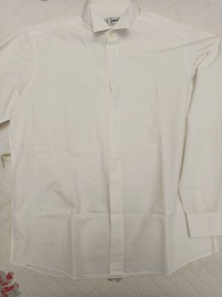 Camisa Jause Manga Larga Blanca