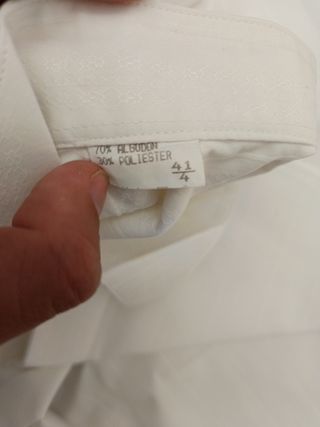 Camisa Jause Manga Larga Blanca