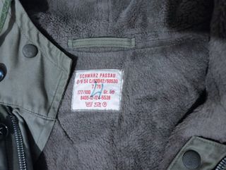 Bundeswehr Parka Largo Talla 50 (L) 