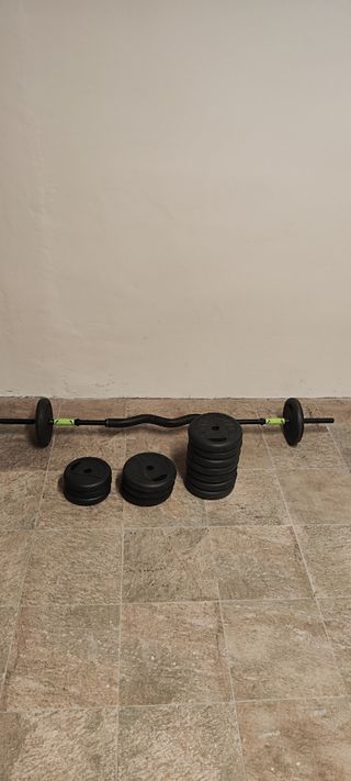 Barra Z con discos 3kg
5kg 2'5 kg total 30kg
