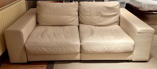 Sofá Natuzzi Piel Beige