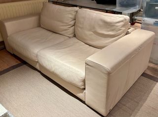 Sofá Natuzzi Piel Beige