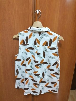 Blusa sin mangas de Miss Right, talla M