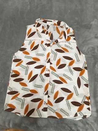 Blusa sin mangas de Miss Right, talla M