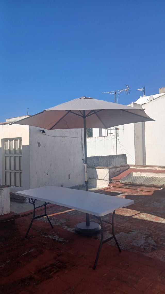 Mesa plegable rectangular 183x76x74 cm