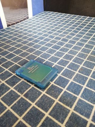 PS2 ORIGINAL MEMORY CARD OCEAN BLUE