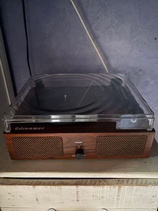 Tocadiscos Udreamer Marrón y Negro 