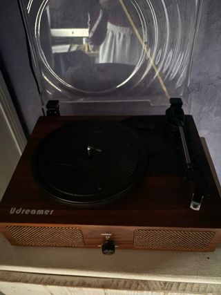 Tocadiscos Udreamer Marrón y Negro 