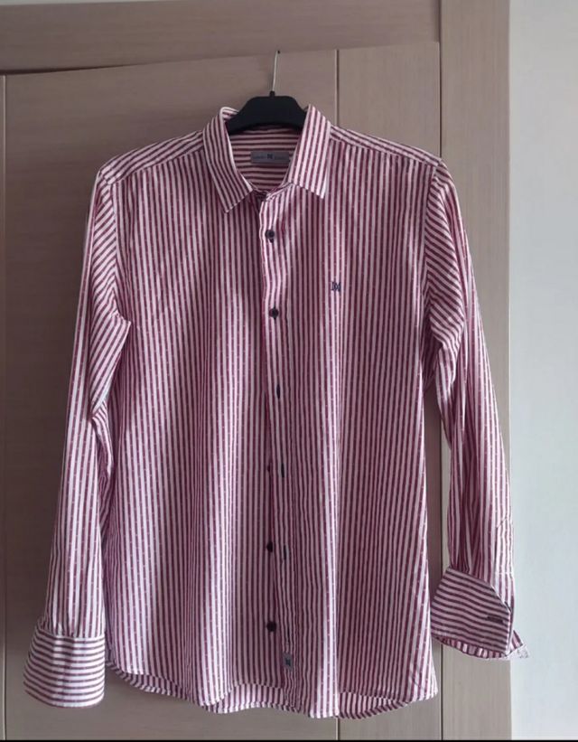 Camisa Rayas Rojas Chico