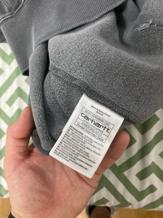 Sudadera gris con capucha Carhartt