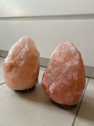 Lámparas de sal rosa (2 unidades)