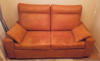 Sofá cama 2 plazas tejido italiano