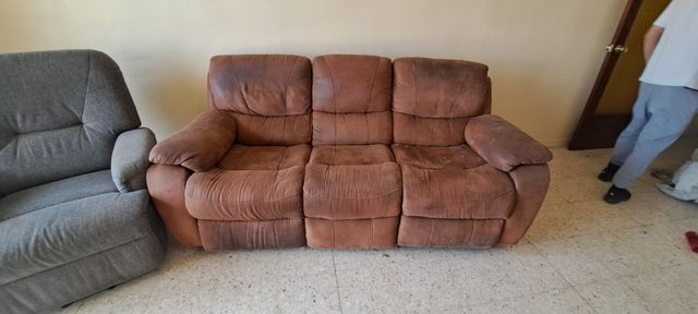 Sofá de 3 plazas reclinable