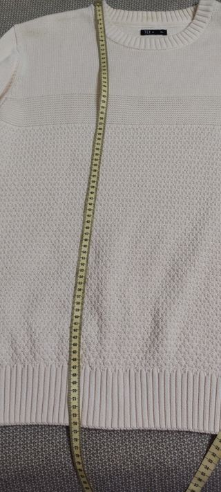 Jersey TEX Beige Algodón Talla XL