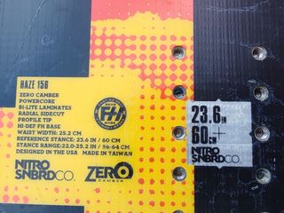 Tabla Snowboard Nitro Haze 156