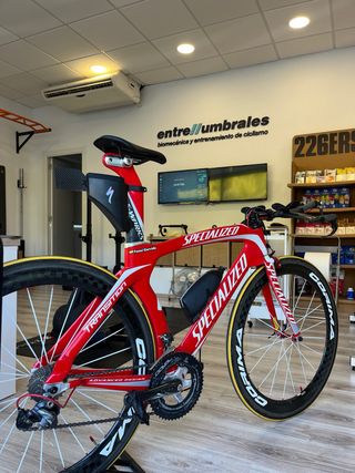 Bicicleta Triatlón Specialized Roja