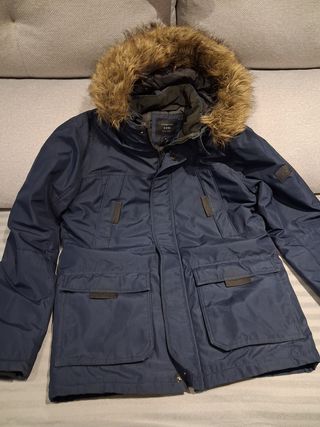 Chaqueta Jack & Jones Azul con Capucha