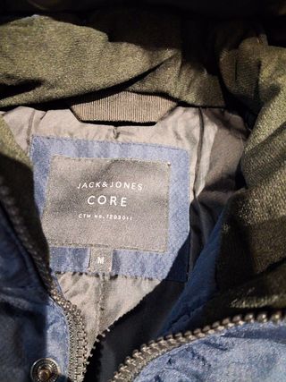 Chaqueta Jack & Jones Azul con Capucha