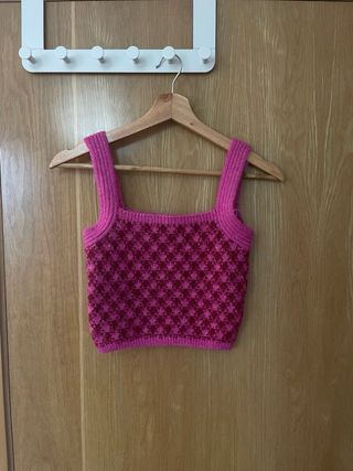 Top Zara tirantes estampado