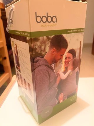 Fular Porteo Bebé Boba Gris