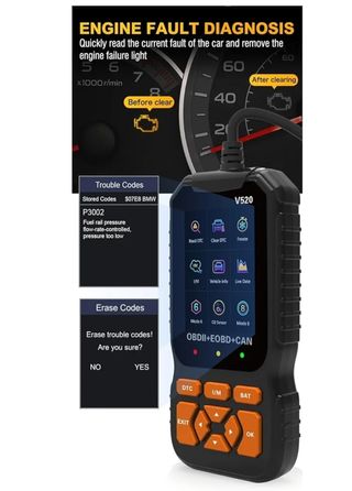 OBD II V520 Herramienta Diagnóstico Coche