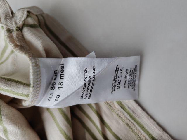 Completo Primigi 18 mesi verde