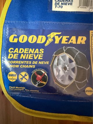 Cadenas nieve para coche