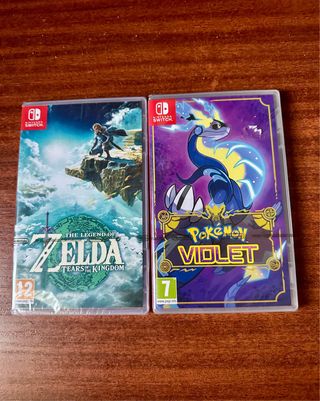 PRECINTADO Pokemon Violet y Zelda Tears Switch