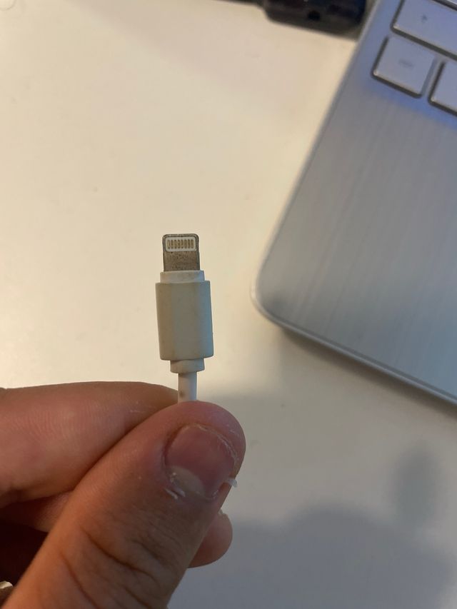 Cable iPhone espiral (no original)