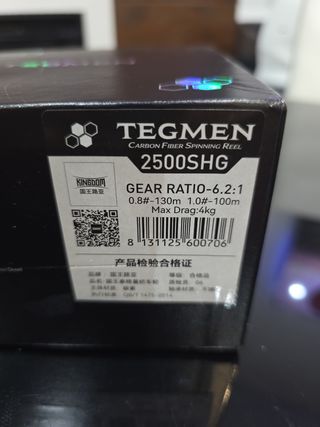 Carrete de pesca Tegmen 2500SHG