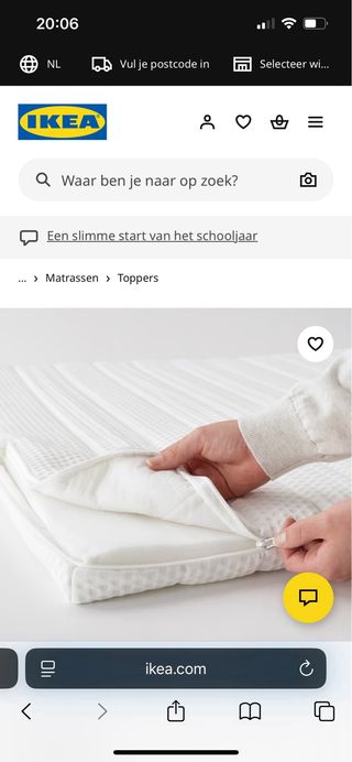 Topper IKEA 140x200 cm TALGJE
