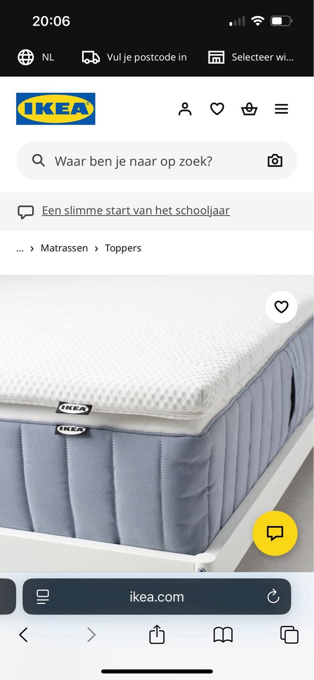 Topper IKEA 140x200 cm TALGJE