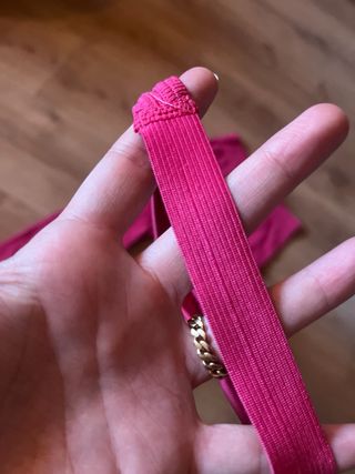 Leggings fucsia con estribo
