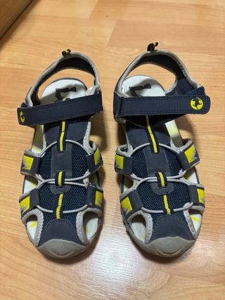 Sandalias Lois Talla 39 Azul/Amarillo