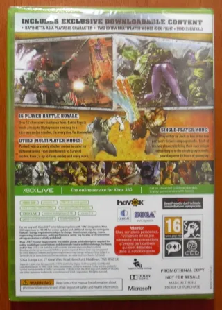 Anarchy Reigns Limited Edition XBOX 360 ¡¡NUEVO!!