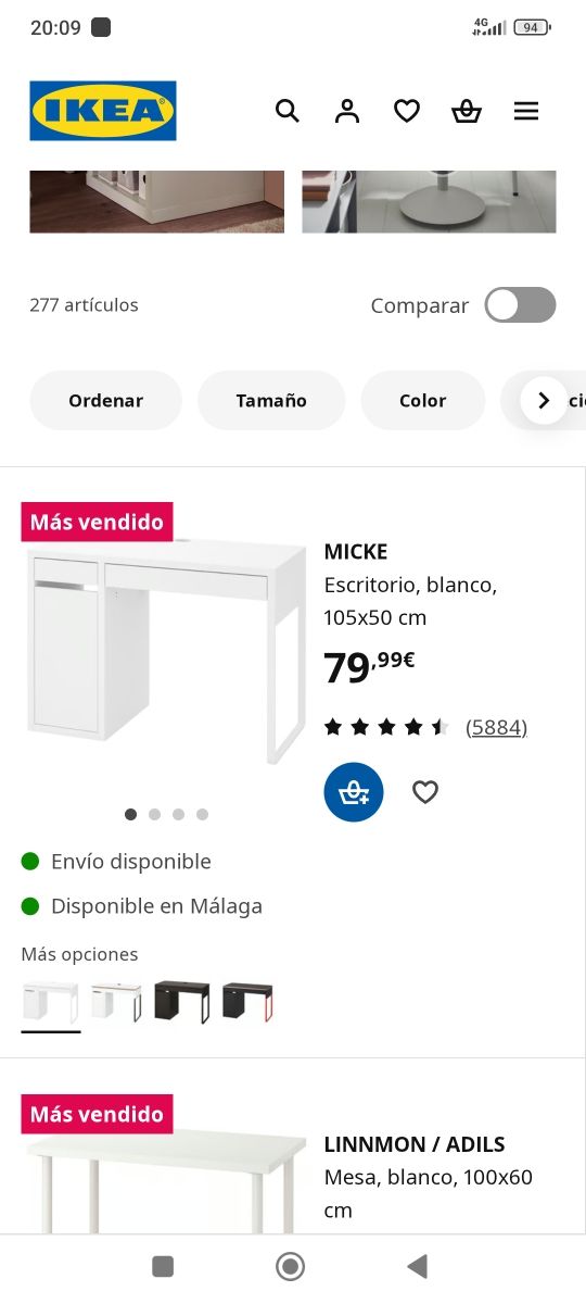 Escritorio Micke Blanco