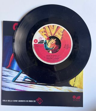 Occhi di Gatto 45 Giri Cristina D'Avena 1985