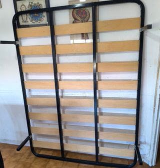Somier lamas 135cm con patas