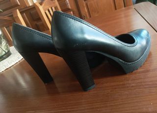 Zapatos de salón Graceland negros piel tacón
