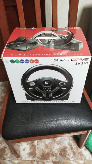 Volante Super Drive SV 250 para PC, PS3, PS4, Xbox