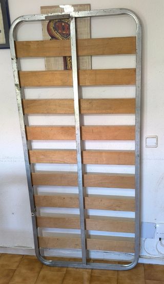 Somier de lamas 90cm con patas