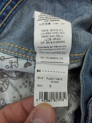 Cazadora Vaquera Pepe Jeans Azul