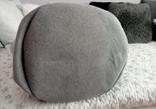Cesta organizadora gris con estrella blanca