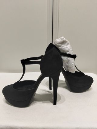 Scarpe scamosciate tacco alto 38