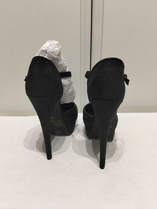 Scarpe scamosciate tacco alto 38